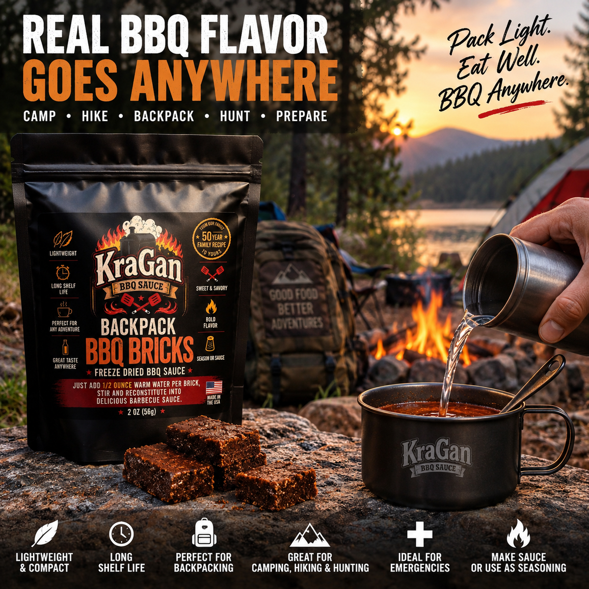 KraGan BBQ Bricks